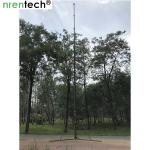 12m aluminum crank mast telescopic mast for mobile antenna manual crank