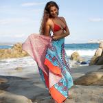 Personalized Quick Dry Microfiber Sand Free Beach Towel Custom Printed Beach