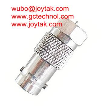 BNC Female To F Male all brass nickel plated Coaxial Adapter BNC Coaxial Adaptor