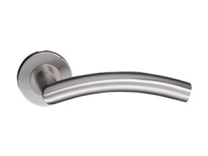 China Internal Door 304 Stainless Steel Door Hardware Handles Matt Black Finishing wholesale
