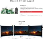 Low Power 7 Inch Capacitive HDMI LCD Touch Screen 1024×600