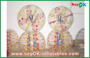 China Colorful TPU Bubble Ball 0.6mm 1.5m DIA Inflatable Body Bumper Ball For Fun wholesale