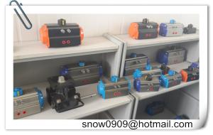 China Double action and single action 1/4 turn pneumatic rotary actuator for butterfly valve or ball valve wholesale
