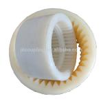 Nylon Gear Flexible Coupling Parts Inner Ring White Color Customized Nylon