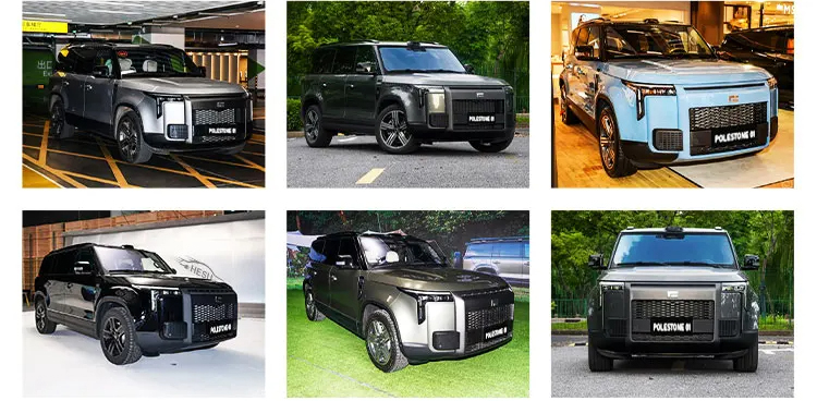 2024 Polestone Jishi 01 7 Seats Luxury SUV Hybrid Energy Vehicle 5050x1980x1869 Dimensions