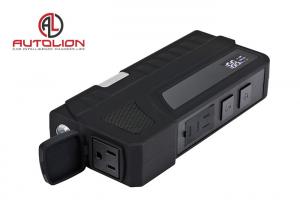 Portable Black Mini Car Jump Start Battery Pack AC DC Output /  Car Battery Booster