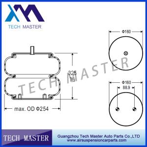 China Auto parts Double Convoluted Industrial Air Spring For Truck Trailer Air Spring Bellow Firestone W01-358-6927 / Goodyear wholesale