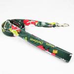 Adjustable Custom Printed LOGO Pet Dog Leash , Durable Nylon Rope Dog Leash