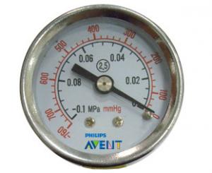 China Pneumatic System Components Panel Mounting Air Pressure Gauge Manometer 40mm,50mm,63mm on sale