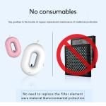 UV Portable Mini Air Purifier Necklace 5V FCC Personal Ionizer