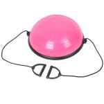 PVC Gym Half Balance Ball Yoga Balance Ball Half With Resistance Bands Foot Pump
