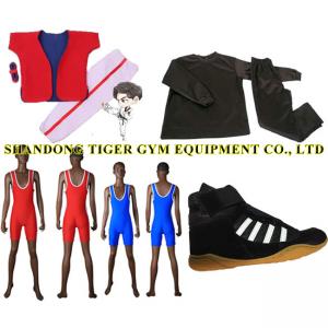 China Wrestling Equipment Chinese Wrestling Suit / Wrestling Costume / Weight Control Suit / Wrestling Shoes on sale
