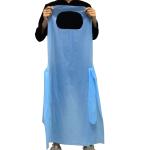 Sleeveless Disposable Apron Anti Osmosis With Waist Tie Closure