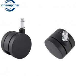 China 50kg Load Capacity Threaded Stem Furniture Casters With Friction Brake Type wholesale