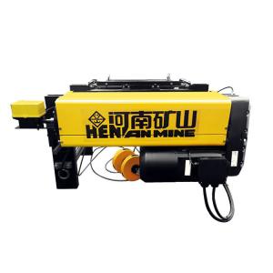 China 1000kg Track Traveling Type European Electric Wire Rope Hoist For Workshop wholesale