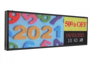 China Store Wifi Programmable LED Window Signs 320x160mm 220V For Video Showing wholesale