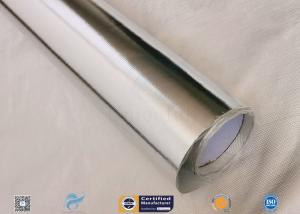 China Laminated Aluminium Foil Fiberglass Cloth 97% Heat Reflect 300℃ Non Combustible wholesale