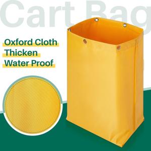 China Janitorial Cart Bag Waterproof High Capacity Thickened Housekeeping Commercial Janitorial Cleaning Cart Bag wholesale