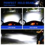 DC8V-80V BA20D Headlight Bulb 1000lm COB Ba20d Led Motorcycle Headlight Bulb