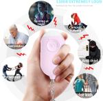 Flashlight Personal Alarm Siren Protection Safesound 130mAh Song USB Charging