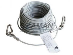 China Marine Fire Fighting Equipment Fire Proof Fireman Lifeline With Hook MED Approved on sale