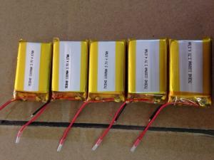 China High Discharge Lithium Polymer Battery 1100mAh 3.7V for Digital cameras wholesale