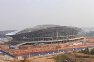 China OEM Steel Structure, Prefabricated Pipe Metal Truss Buildings and Sports Stadiums wholesale