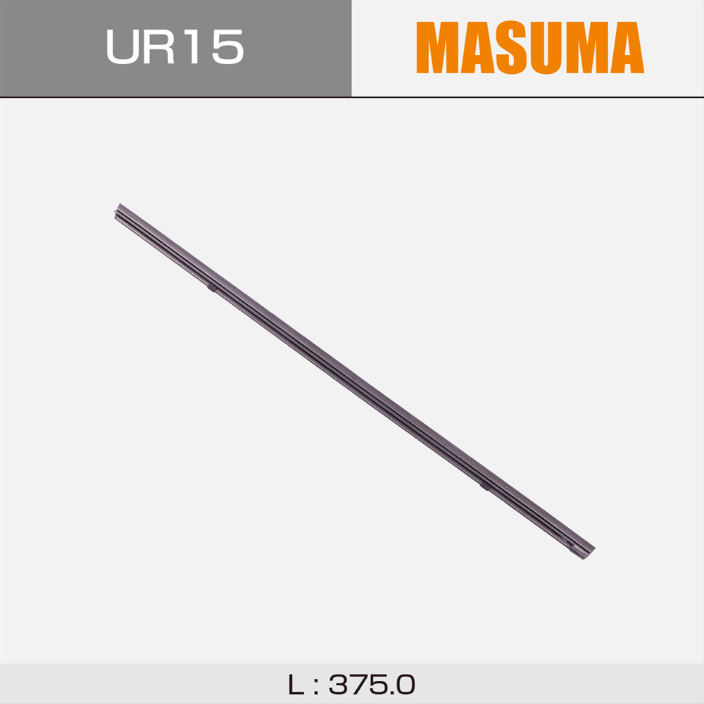 Exterior Accessories Wiper Blade Rubber Strip for Japanese Car PEUGEOT by MASUMA UR15