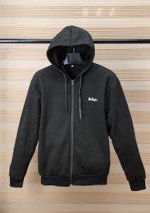 China Full Zipper Mens Fleece Coat Jacket With  lee cooper Logo Mens T/C Fleece wholesale