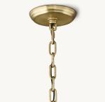 Ceiling Installation Farmhouse Brass Ceiling Chandelier For Incandescent Bulb