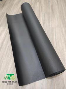 China 100kgs/m3 Black Polyethylene Foam Flooring Underlay Roll 1mm With Anti Slip Texturing on sale