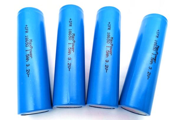 1KHz 3.2V 1500mAh Rechargeable LiFePO4 Battery IFR18650 For Emergency Lighting