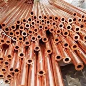 China Custom size  99.9% pure copper pipe ASTM C10100 C10200 C11000 for industry wholesale