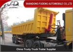 55 Tons Hydraulic 3 Axles 45cbm Tipper Semi Trailer with BPW alxe