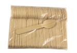 140mm Disposable Biodegradable Wooden Cutlery Eco Friendly
