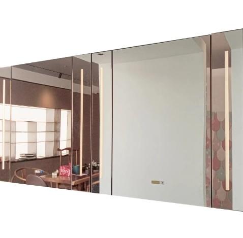 Wholesale Manufacturers Intelligent Bathroom Mirror Doors Simple Anti Fog LED