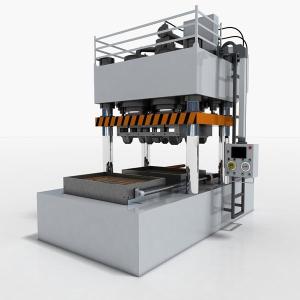 China Recycled 2000 Mm Compressed Wood Pallet Machine For Waste Wood wholesale