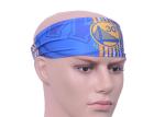 Unisex NBA Authentics Printed Headwear Headbands with Team Golden State Warriors