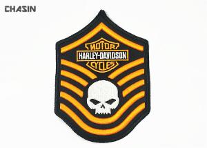 China Fashionable 3D Embroidery Patches Motorcycle Club Fabric Badges Patches wholesale