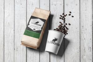 China Customized Printed Kraft Paper Side Gusset Coffee Bag 500g/1kg wholesale