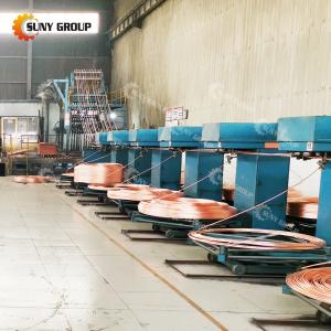 China 12000T/Year Upward Continuous Copper Bar Casting Production Line for Copper Electrowinning wholesale