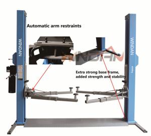 China One Side Manual Two Post Hydraulic Car Lift Mechanical Release wholesale