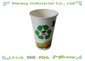 China 16 Ounce Cold Paper Cups PE Coated with Food Grade Printing wholesale