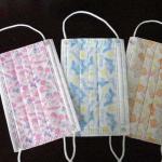 Non Woven Childrens Disposable Face Masks Cute Attractive Pattern
