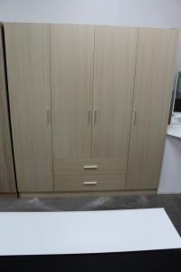 China Laminated Wooden Particle Board Wardrobe For Hotel Interior Decoration Wall Mounted wholesale