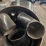 90° Degree Carbon Steel Oil Pipe Fitting For Oil And Gas Pipeline Construction