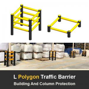 China L Polygon Traffic Barrier Racking And Building Protection Warehouse Flexible Anti-Collision System wholesale
