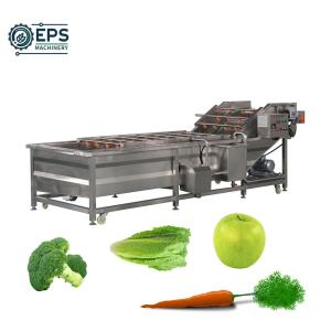 China Industrial Stainless Steel Vegetable Washing Line with Customized Voltage and Size wholesale