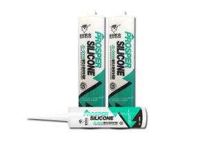 China Non Toxic 100 Silicone Sealant , 280ML RTV Transparent Aquarium Silicone Caulk wholesale