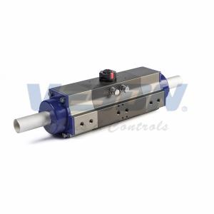 China Explosion Proof 3 Position Valve Actuator , High Speed Small Pneumatic Actuator wholesale